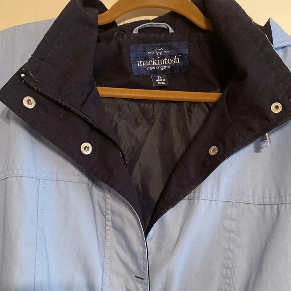 Mackintosh Light Blue Women's Rain Jacket - Picture 2 of 5